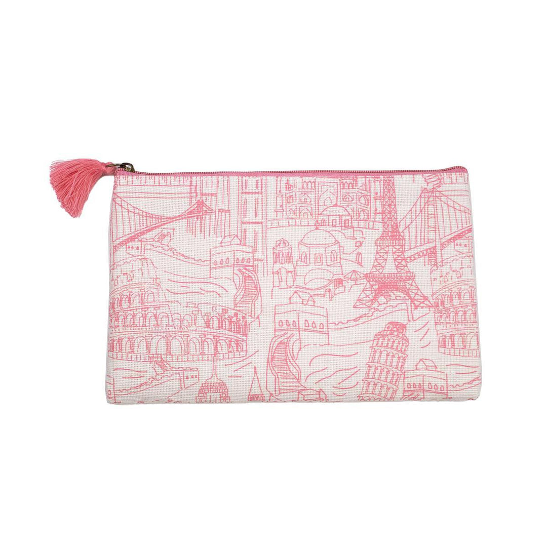 World of Wonder Juco Cosmetic   White/Pink   10x6
