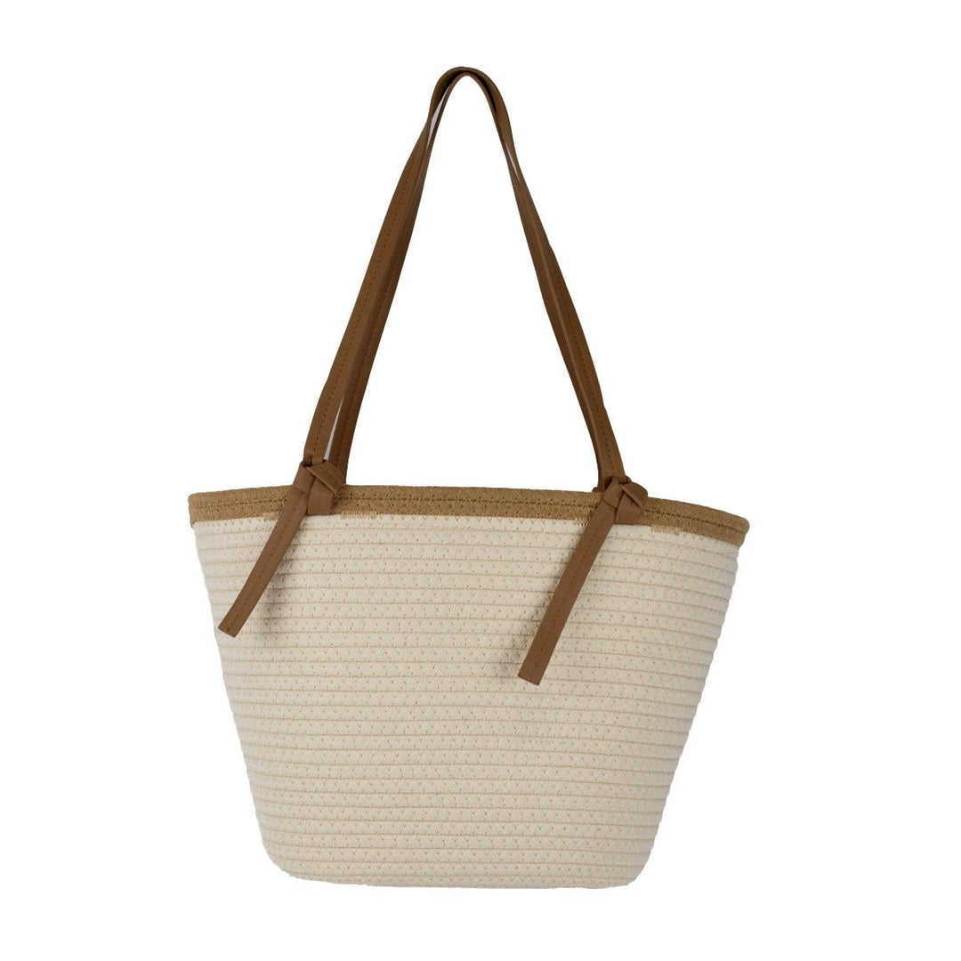 Montage Tote   Light Natural/Tan   17.75x10.25x4.75
