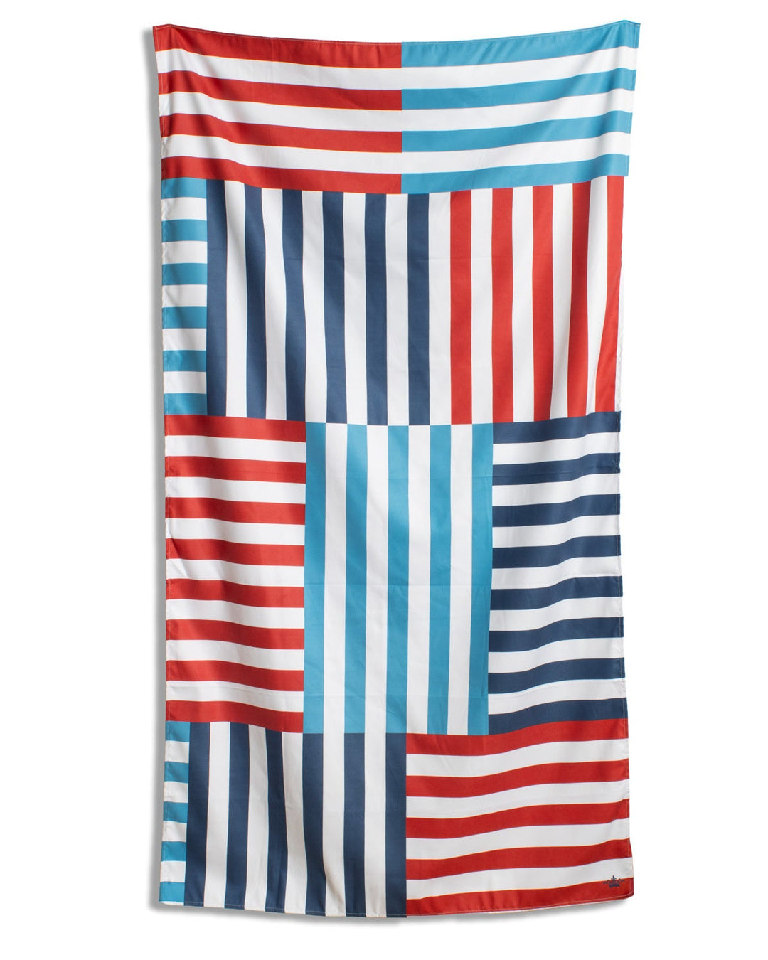 Freeport Stripe Giant Beach Towel    Red/White/Blue    40x70
