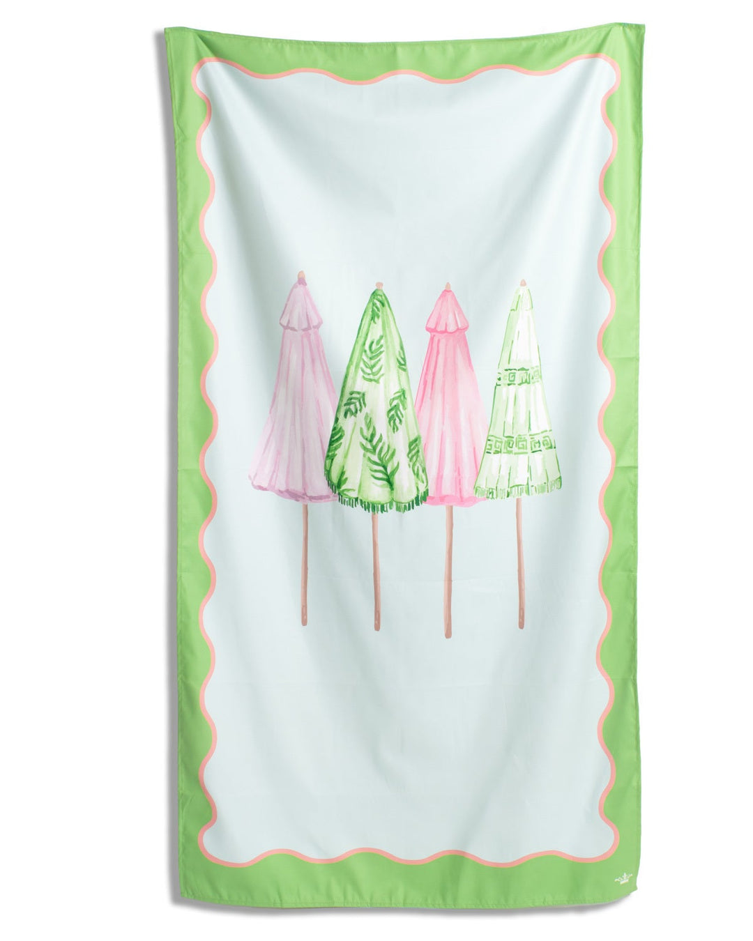 Riviera Giant Beach Towel    Blue/Green/Pink    40x70

