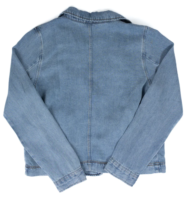 Violet Washed Denim Jacket