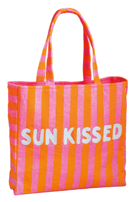 Embroidered Terry Cloth Tote