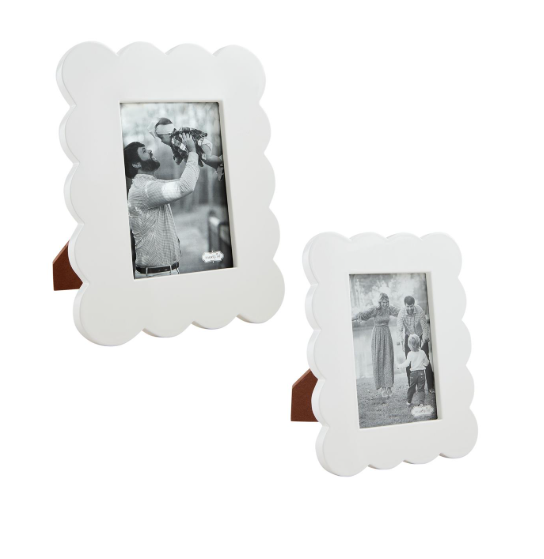 Scallop Lacquer Frames